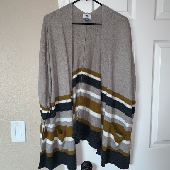 Old Navy Sweaters - Old Navy striped cardigan sweater